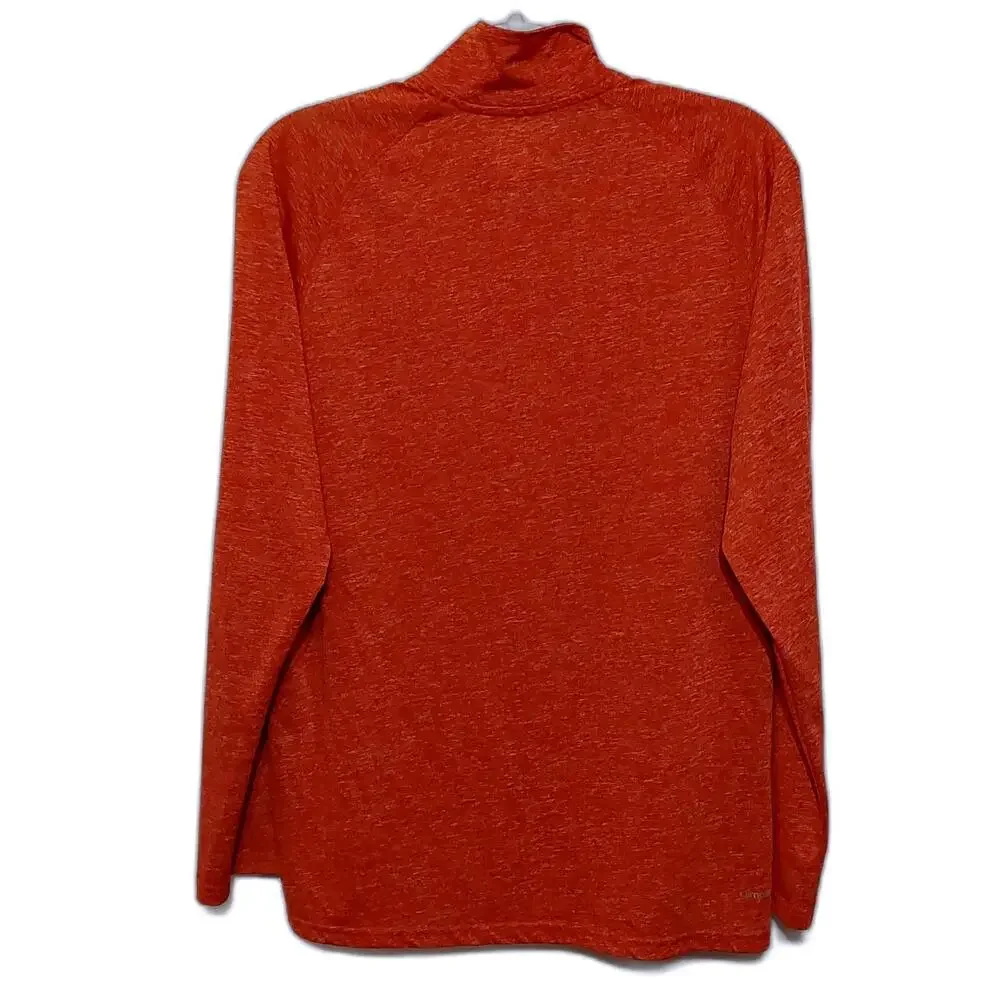 Adidas Chicago Bulls Ultimate Tee Mens Large Red‎ Quarter Zip Pullover Climalite